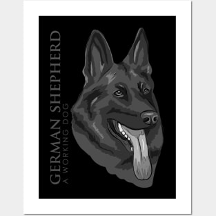 German Shepherd Dog - GSD Posters and Art